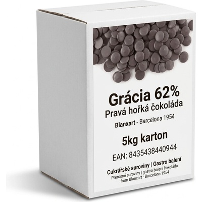 Crea Blanxart Pravá hořká čokoláda Grácia 62% 5 kg