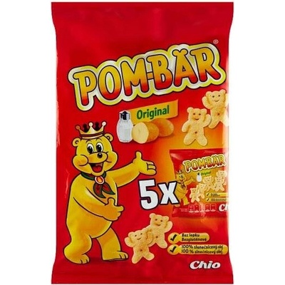 Chio Pom-Bär Smažený bramborový snack Original multipack 90 g