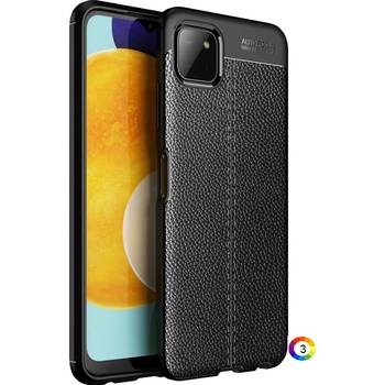 Samsung Galaxy A22 5G Удароустойчив Litchi Skin Калъф и Протектор