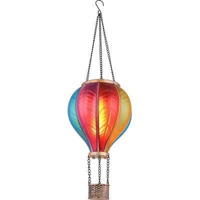 GLOBO 36136B - LED Соларна декорация с висулка 20xLED/0, 5W/3V IP44 летящ балон (GL8105)