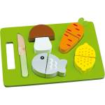 ANDREU Toys Дървен комплект за рязане Andreu Toys - Обяд (16403) - baby