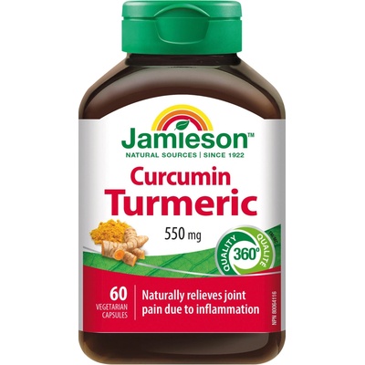 Jamieson Curcumin Turmeric 550mg 60 kapsúl