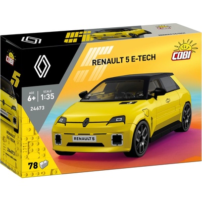 Cobi 24673 Renault 5 e-tech, 1:35, 78 k