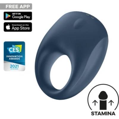 Satisfyer Презаредим вибриращ пенис пръстен Satisfyer Strong One с App