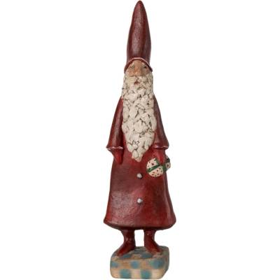 Maileg Vánoční skřítek Noilly Nicolaus Noël Red, červená barva, pryskyřice