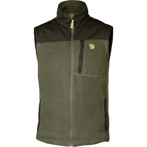 Fjällräven Мъжки поларен елек Fjällräven Buck Fleece Vest Fleece vest - Laurel Green / Deep Forest - размер XL (032-0400-0414)