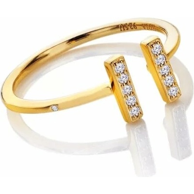 Hot Diamonds X GOLDEN EDIT T Bar DR302