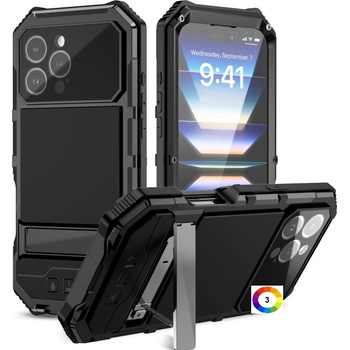 Apple iPhone 16 Pro Max R-JUST Удароустойчив/Водоустойчив Калъф и Протектор