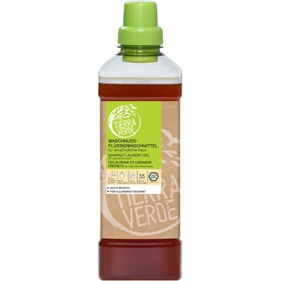 Tierra Verde Еко гел за пране от сапунени орехчета Tierra Verde - За чувствителна кожа, 1 L (14940)