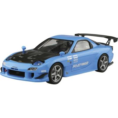 Aoshima Model Car: 1999 Mazda RE Amemiya FD3S RX 7 Plastic Model Reissue 1:24