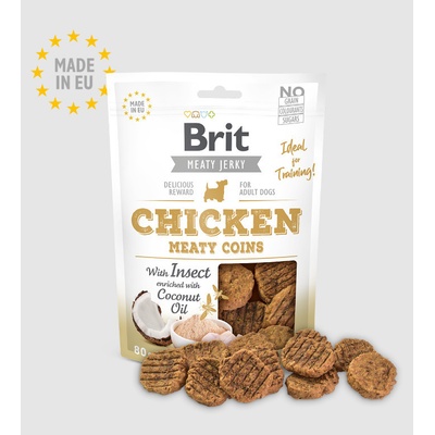 Brit Meaty Jerky Chicken Coins 400 g