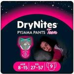 Huggies Нощни пелени гащи Huggies DryNites - For Girl, 8-13 години, 30-48 kg, 9 броя (5029053527604) - baby