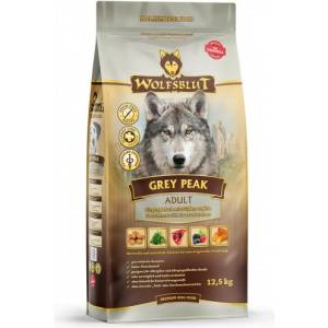 Wolfsblut GREY PEAK ADULT - Goat Meat with Sweet Potatoes - храна за кучета, БЕЗ ЗЪРНО с Козе месо и сладки картофи, за средни и едри породи, Германия - 12, 5 кг - WB784905