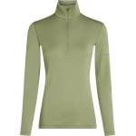 Icebreaker Дамско мериносово термобельо Icebreaker Women's 260 Tech L/S Half Zip Merino base layer - Lichen - размер XL (115-2262-0615)
