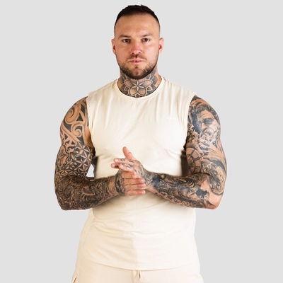 GymBeam Мъжки Топ TRN Tank Top Sand XL