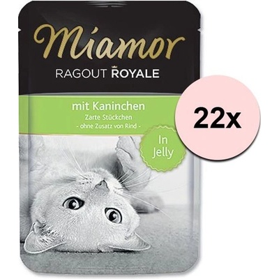 Miamor Ragout Royal králik 22 x 100 g