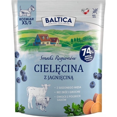 Baltica Adult Small Bezobilné teľacie s jahňacinou 1 kg