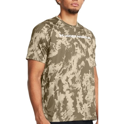 Under Armour Тениска Under Armour UA TECH ABC CAMO SS-BRN Зелен Velikost L