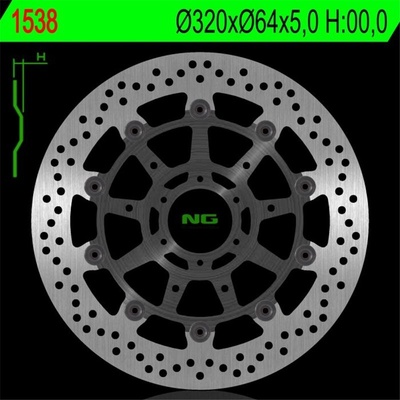Predný brzdový kotúč NG BMW 1000 S RR ABS Aluminium wheels 2008 - 2017