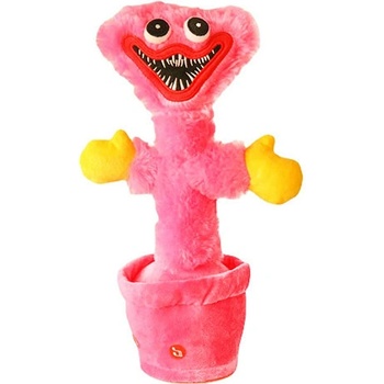 Plyšový tančící a mluvící Huggy Wuggy růžový