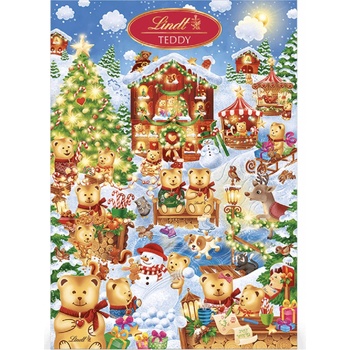 Lindt TEDDY Adventní kalendář Skrytá hra 265g