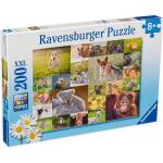 Ravensburger Пъзел Ravensburger от 200 XXL части - Сладки бебета животни (13353) - ozone
