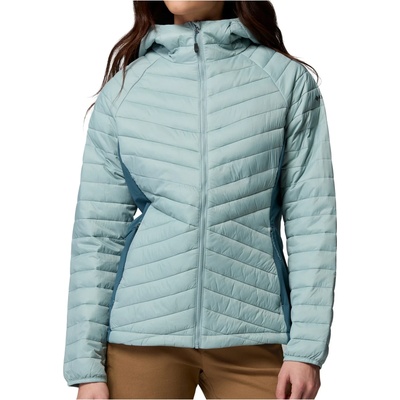 Columbia Дамско синтетично яке Columbia Women's Powder Pass III Hybrid Hooded Jacket Synthetic jacket - Crushed Blue / Everblue (104-6476-0213)