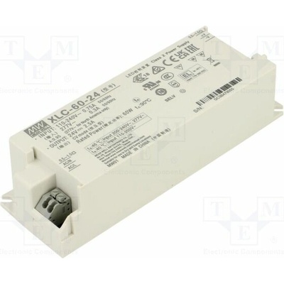 MEAN WELL XLC-60-24 Napájecí zdroj: spínaný; LED; 60W; 24VDC; 0÷2,5A; 155÷400VDC; OUT: 1