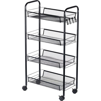 ORION Метална етажерка за съхранение с колелца, 4 нива (1573)