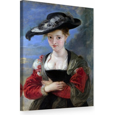 Papilora Obraz na plátne LE CHAPEAU DE PAILLE – Peter Paul Rubens - 80x50 cm