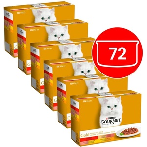 Gourmet Консерва Gourmet GOLD - парчета в сос, 72 x 85 г