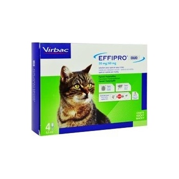 Effipro DUO spot-on Cat 1-6 kg 50 / 60 mg 4 x 0,5 ml