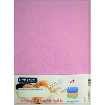 Veratex Jersey prostěradlo světle fialkové 80x220