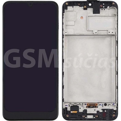 LCD Displej + Dotykové sklo + Rám Samsung Galaxy M21