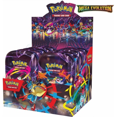 Pokémon TCG Mega Heroes Mini Tin Display