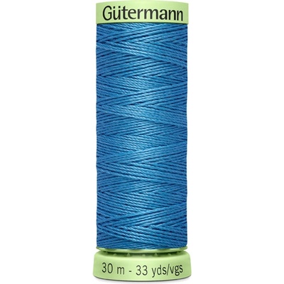 Knoflíková prošívací nit Gütermann modrá