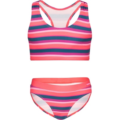 Trollkids Детски комплект бикини Trollkids Girl's Kvalvika Bikini Bikini - Bright Pink / Watermelon - размер 128 (EU) (750-2497-0115)