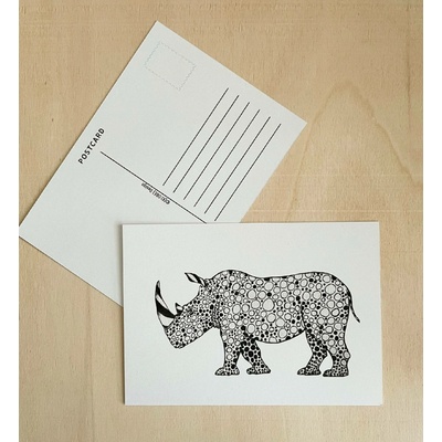 Nosorožec – pohlednice