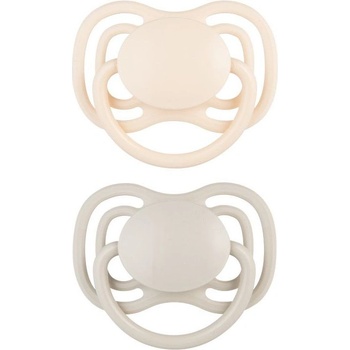 Canpol Силиконови залъгалки Canpol - Nude, за момичета, 0-6 м, 2 броя (23/228_cre)