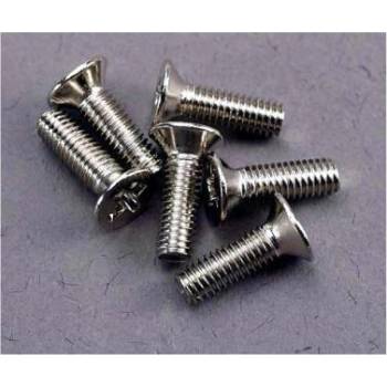 Traxxas кръстата винт M3x10mm потънала глава цинк. (6)