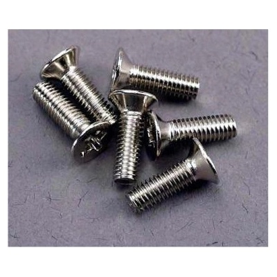 Traxxas кръстата винт M3x10mm потънала глава цинк. (6)