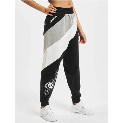 Dangerous DNGRS sweat pant skull tepláky in black white