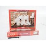 Castorland Puzzle 1000-elementów Samoyed Puppies Say Hello C-105137