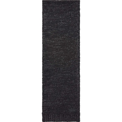 Calvin Klein šála Leather Patch Textur LV04D8113GUB1