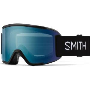 SMITH Ски маска Smith Squad S ChromaPop Mirror S2 VLT 23% + S1 VLT 65% Ski goggles - Black 2021 / Everyday Blue + Storm Yellow Flash (417-3673-0111)