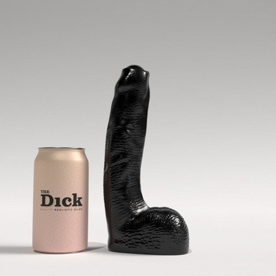 The Dick TD05 Romeo čierne realistické dildo 23 x 4,7 cm