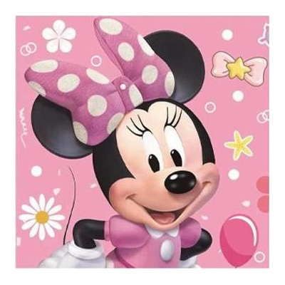 Cakesicq papírové ubrousky Minnie 33x33cm 10ks
