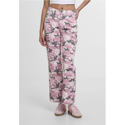 Urban Classics Дънки DEF Straight Fit Jeans pink camo XSUB-DFLJS197-00935 - Камуфлаж, размер XS