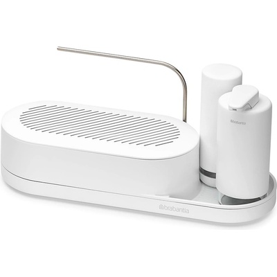 Brabantia Бяла пластмасова стойка за препарати SinkStyle - Brabantia (227929)