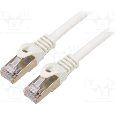 Gembird PP6A-LSZHCU-W-5M CAT6A SFTP, 5m, bílý